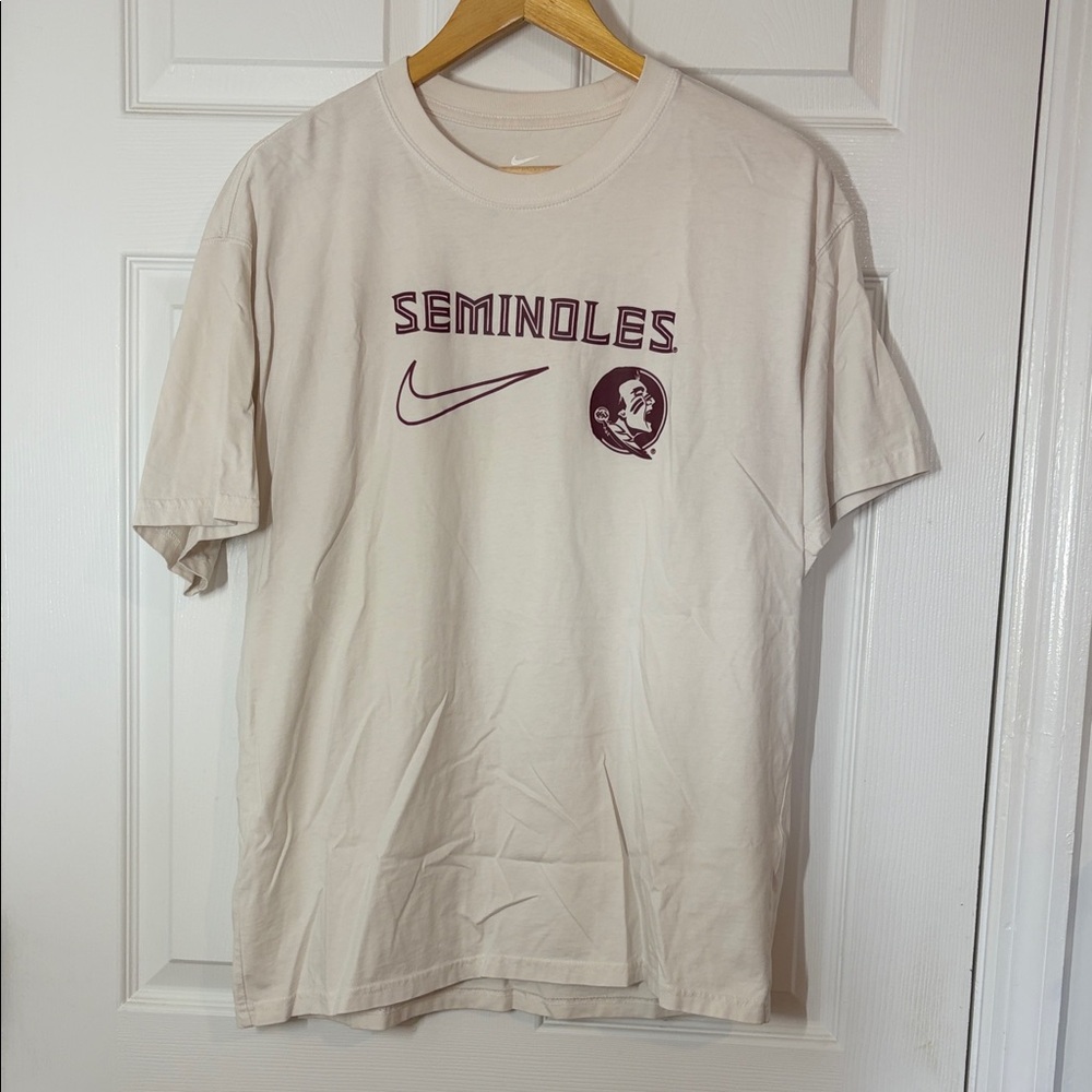 Nike Seminoles Logo Cream Tee